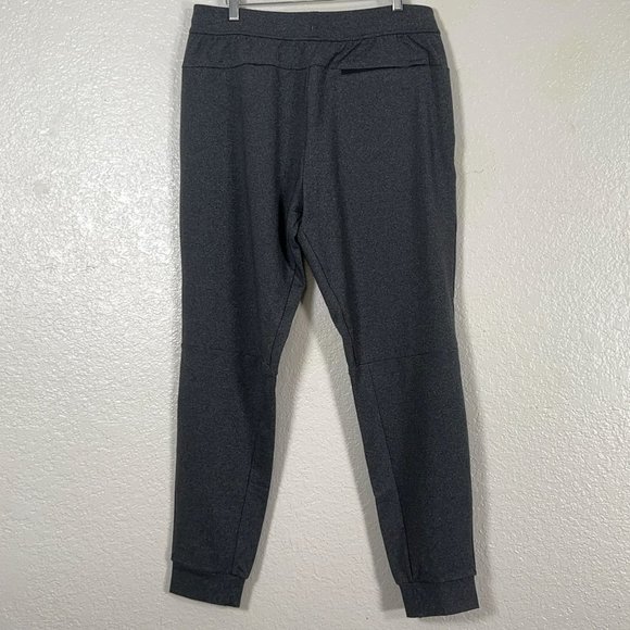 Lululmeon Intent Jogger Luon Stretch Fabric in Heathered Black Men's L/30 - Picture 6 of 9